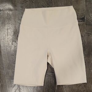 Joah Brown Women's Cream Athletic Shorts